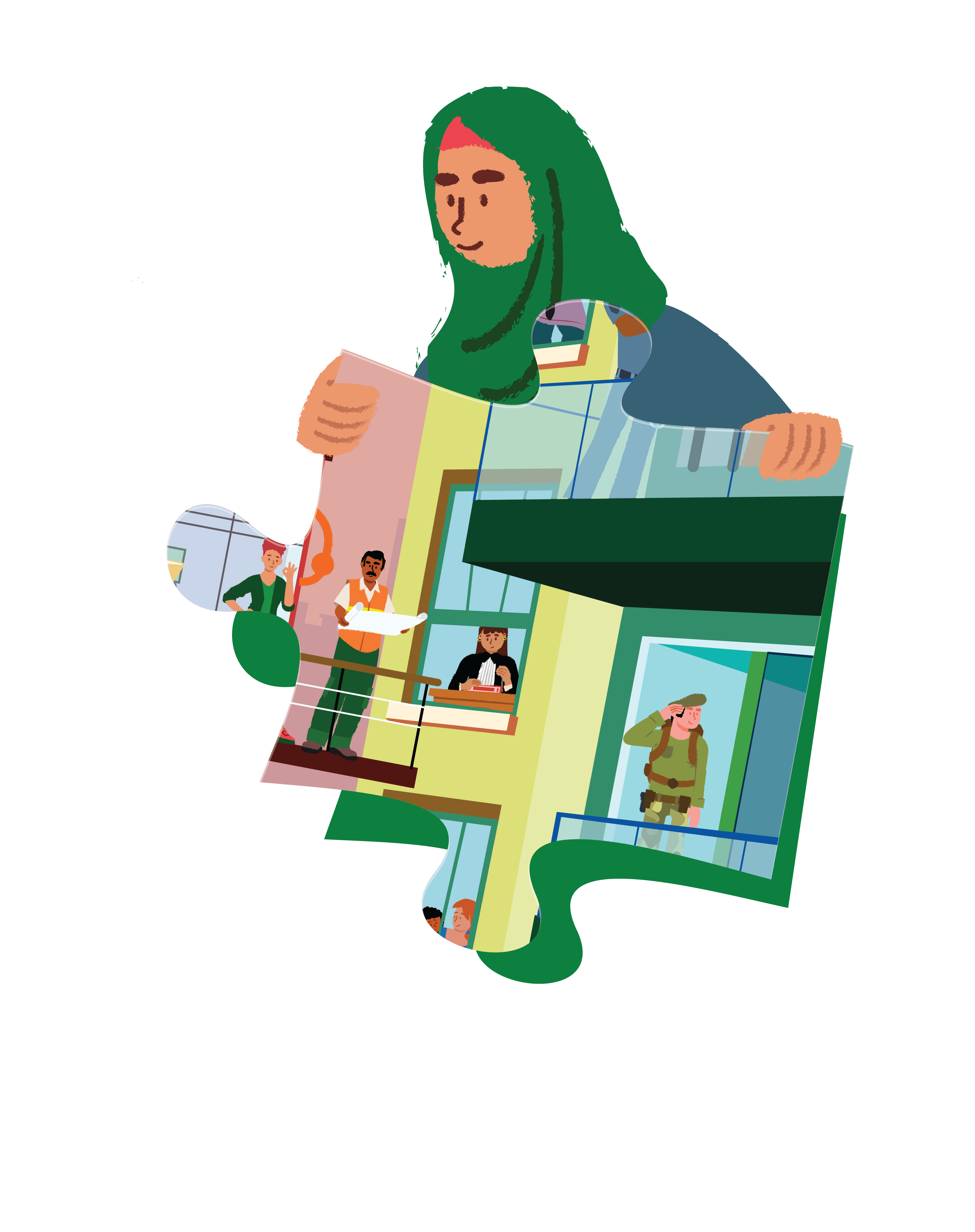 Brandweerman met brandslang